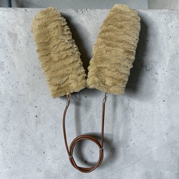 MaxMara Accessories - Max Mara Women's Ombrato Teddy Mittens